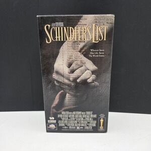 Schindler's List VHS 2-Tape Set Steven Spielberg 1994 MCA Universal Drama Movie